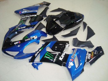 Kawasaki ZX6R 05-06 Verkleidungen - Blau Monster Fabrik