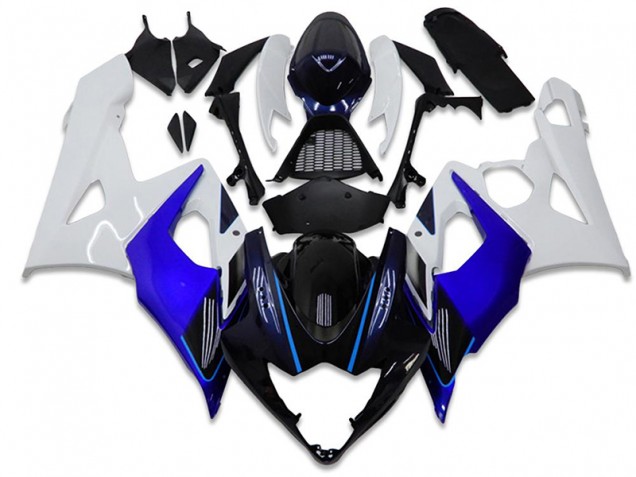 Suzuki GSXR 1000 K5 05-06 Verkleidungen & Plastik - Blau Weiß Fabrik Suzuki GSXR 1000 K5 05-06 Verkleidungen & Plastik - Blau Weiß Fabrik