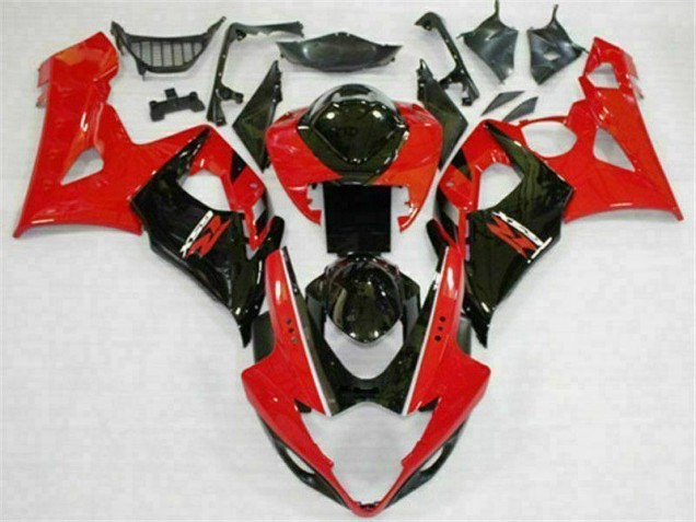 Suzuki GSXR 1000 K5 05-06 Verkleidungen - Rot Schwarz Fabrik Suzuki GSXR 1000 K5 05-06 Verkleidungen - Rot Schwarz Fabrik