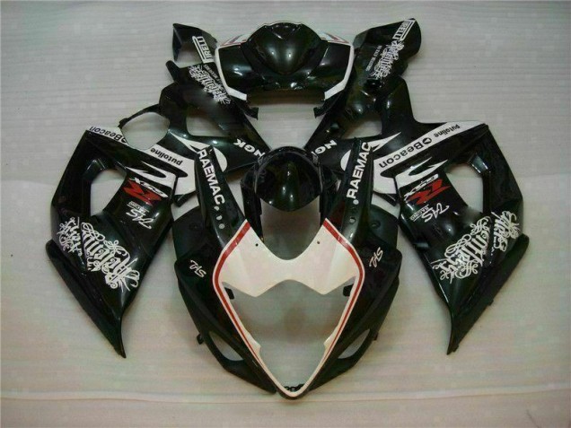 Suzuki GSXR 1000 K5 05-06 Verkleidung - Weiß Schwarz Fabrik Suzuki GSXR 1000 K5 05-06 Verkleidung - Weiß Schwarz Fabrik