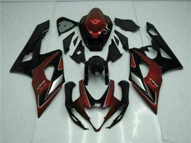 Suzuki GSXR 1000 K5 05-06 Verkleidung - Rot Schwarz Fabrik