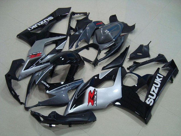 Suzuki GSXR 1000 K5 05-06 Verkleidungen - Grau Schwarz Silber Fabrik Suzuki GSXR 1000 K5 05-06 Verkleidungen - Grau Schwarz Silber Fabrik