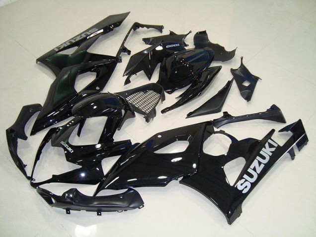 Suzuki GSXR 1000 K5 05-06 Verkleidungen - Schwarz Silber Aufkleber Fabrik Suzuki GSXR 1000 K5 05-06 Verkleidungen - Schwarz Silber Aufkleber Fabrik