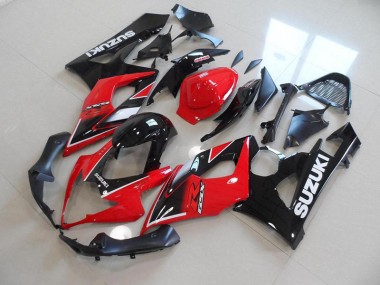 Suzuki GSXR 1000 K5 05-06 Verkleidungen - Rot Schwarz OEM Stil Fabrik