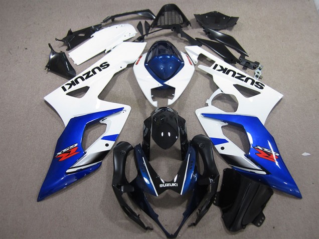Suzuki GSXR 1000 K5 05-06 Verkleidungen - Weiß Blau Fabrik Suzuki GSXR 1000 K5 05-06 Verkleidungen - Weiß Blau Fabrik
