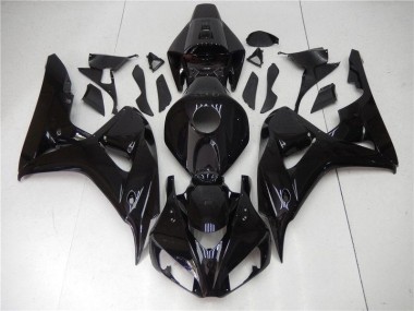 Honda CBR 1000 RR 06-07 Vollverkleidung - Glänzend Schwarz Fabrik