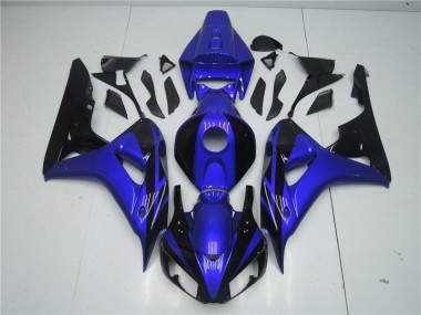 Honda CBR 1000 RR 06-07 Verkleidungen - Blau Schwarz Fabrik