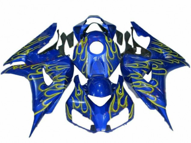 Honda CBR 1000 RR 06-07 Verkleidungen - Gelb Flamme Blau Fabrik Honda CBR 1000 RR 06-07 Verkleidungen - Gelb Flamme Blau Fabrik