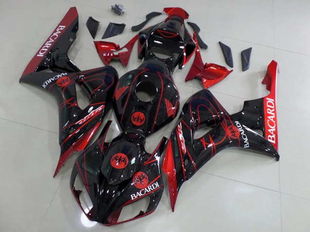 Honda CBR 1000 RR 06-07 Verkleidungen - Schwarzer Bacardi Fabrik Honda CBR 1000 RR 06-07 Verkleidungen - Schwarzer Bacardi Fabrik