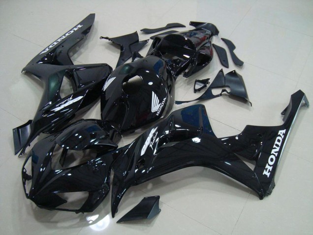 Honda CBR 1000 RR 06-07 Verkleidungen - Schwarz Silber Aufkleber Fabrik Honda CBR 1000 RR 06-07 Verkleidungen - Schwarz Silber Aufkleber Fabrik