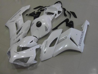 Honda CBR 1000 RR 06-07 Verkleidungen - Weiß mit Silber Aufkleber Fabrik