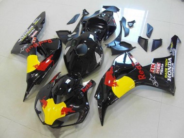 Honda CBR 1000 RR 06-07 Verkleidungen - Schwarzer Rot Bull Fabrik
