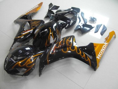Honda CBR 1000 RR 06-07 Verkleidungen - Gold Flamme Fabrik