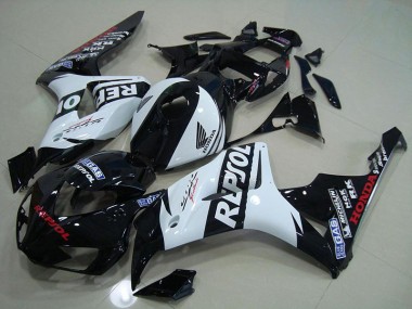 Honda CBR 1000 RR 06-07 Verkleidungen - Schwarz Weiß Repsol Fabrik