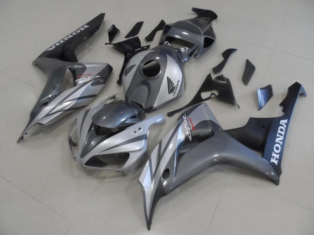 Honda CBR 1000 RR 06-07 Verkleidungen - Graues Silber und Matt schwarz Fabrik Honda CBR 1000 RR 06-07 Verkleidungen - Graues Silber und Matt schwarz Fabrik