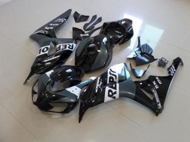 Honda CBR 1000 RR 06-07 Verkleidungen - Grau Schwarz Repsol Fabrik
