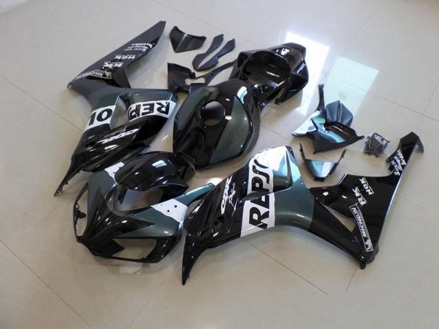 Honda CBR 1000 RR 06-07 Verkleidungen - Grau Schwarz Repsol Fabrik Honda CBR 1000 RR 06-07 Verkleidungen - Grau Schwarz Repsol Fabrik