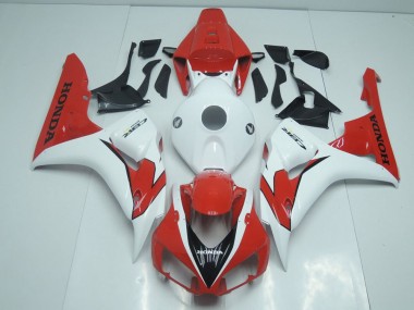 Honda CBR 1000 RR 06-07 Verkleidungen - Orange Rot und Weiß Fabrik
