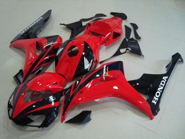 Honda CBR 1000 RR 06-07 Vollverkleidung - Rot Schwarz Fabrik