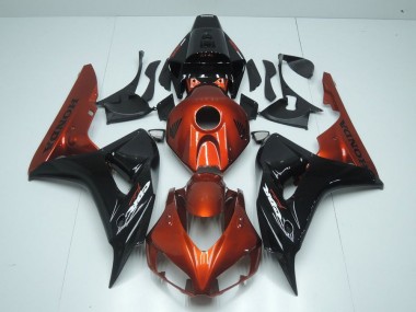 Honda CBR 1000 RR 06-07 Verkleidungen - Orange und Schwarz Fabrik