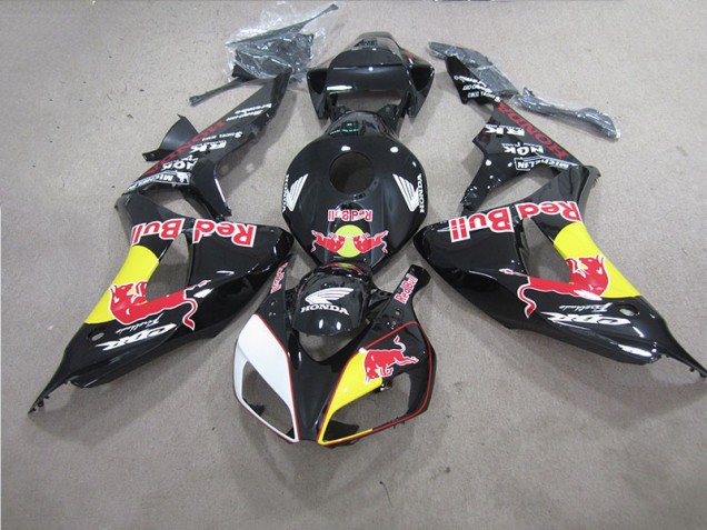 Honda CBR 1000 RR 06-07 Verkleidung - Schwarzer Rot Bull Fabrik Honda CBR 1000 RR 06-07 Verkleidung - Schwarzer Rot Bull Fabrik