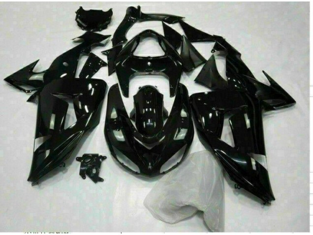 Kawasaki ZX10R 06-07 Verkleidungen - Glänzend Schwarz Fabrik Kawasaki ZX10R 06-07 Verkleidungen - Glänzend Schwarz Fabrik