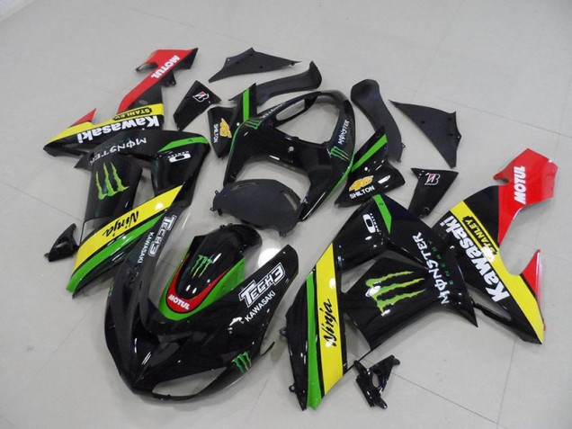 Kawasaki ZX10R 06-07 Verkleidungen - Schwarz Gelbes Monster Fabrik Kawasaki ZX10R 06-07 Verkleidungen - Schwarz Gelbes Monster Fabrik