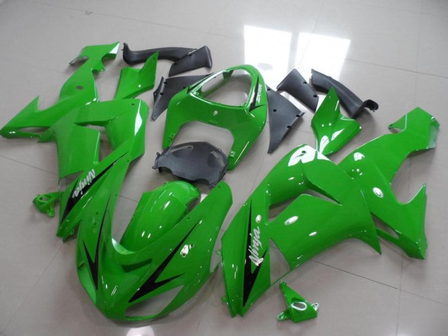 Kawasaki ZX10R 06-07 Verkleidungen - Grün Schwarzer Pfeil Fabrik Kawasaki ZX10R 06-07 Verkleidungen - Grün Schwarzer Pfeil Fabrik