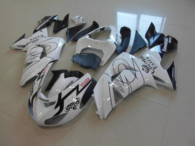 Kawasaki ZX10R 06-07 Verkleidungen - Weiß Corona Fabrik Kawasaki ZX10R 06-07 Verkleidungen - Weiß Corona Fabrik