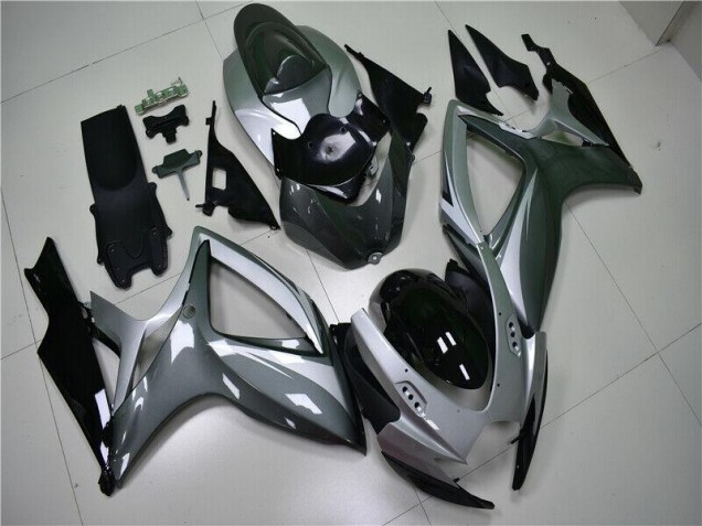 Suzuki GSXR 600 / 750 K6 06-07 Verkleidung - Silber Grau Fabrik Suzuki GSXR 600 / 750 K6 06-07 Verkleidung - Silber Grau Fabrik