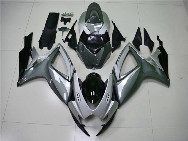 Suzuki GSXR 600 / 750 K6 06-07 Verkleidung - Silber Grau Fabrik Suzuki GSXR 600 / 750 K6 06-07 Verkleidung - Silber Grau Fabrik