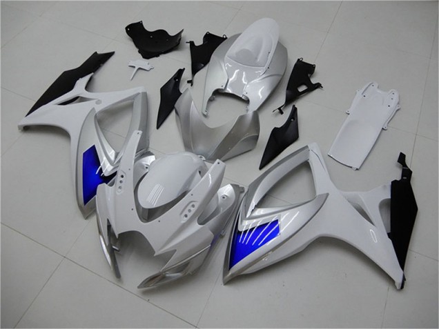 Suzuki GSXR 600 / 750 K6 06-07 Verkleidung - Weiß Blau Fabrik Suzuki GSXR 600 / 750 K6 06-07 Verkleidung - Weiß Blau Fabrik