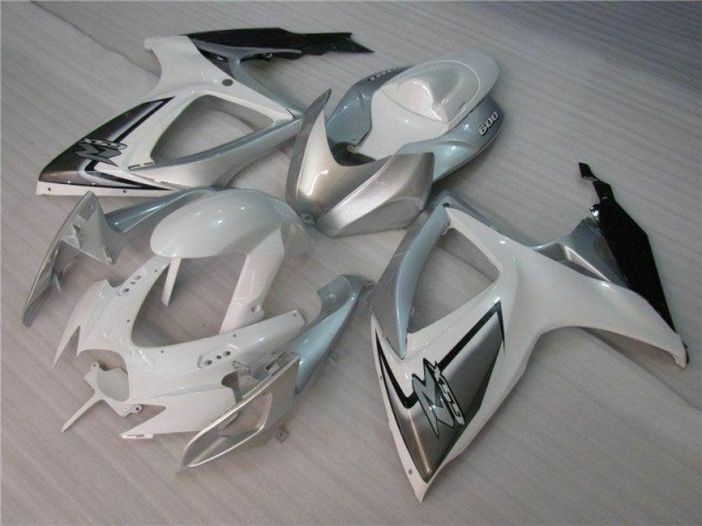 Suzuki GSXR 600 / 750 K6 06-07 Verkleidung - Weiß Silber Fabrik