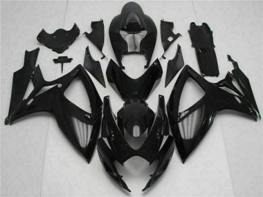 Suzuki GSXR 600 / 750 K6 06-07 Motorrad Verkleidung - Schwarz Fabrik