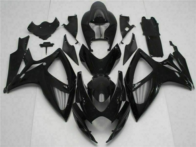 Suzuki GSXR 600 / 750 K6 06-07 Motorrad Verkleidung - Schwarz Fabrik Suzuki GSXR 600 / 750 K6 06-07 Motorrad Verkleidung - Schwarz Fabrik