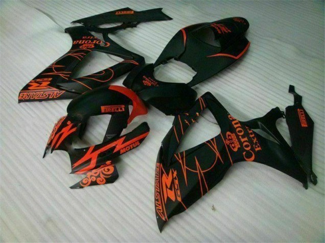 Suzuki GSXR 600 / 750 K6 06-07 Verkleidungen Komplett Sets - Schwarz Fabrik Suzuki GSXR 600 / 750 K6 06-07 Verkleidungen Komplett Sets - Schwarz Fabrik