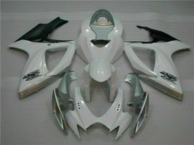 Suzuki GSXR 600 / 750 K6 06-07 Verkleidungen & Plastik - Weiß Silber Fabrik Suzuki GSXR 600 / 750 K6 06-07 Verkleidungen & Plastik - Weiß Silber Fabrik