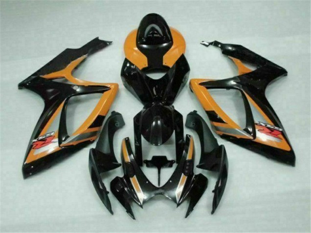 Suzuki GSXR 600 / 750 K6 06-07 Verkleidungen - Schwarz Orange Fabrik Suzuki GSXR 600 / 750 K6 06-07 Verkleidungen - Schwarz Orange Fabrik