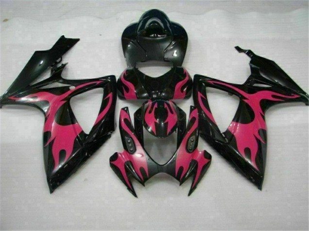 Suzuki GSXR 600 / 750 K6 06-07 Motorrad Verkleidungen - Schwarz Fabrik