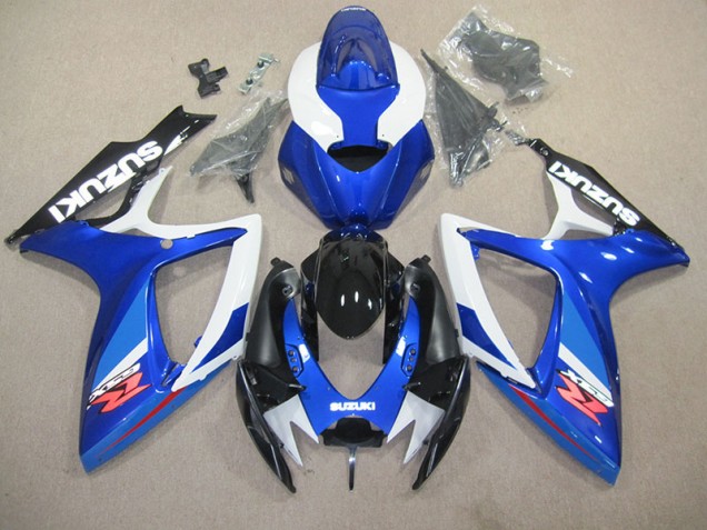 Suzuki GSXR 600 K6 06-07 Vollverkleidung - Blau Weiß Fabrik Suzuki GSXR 600 K6 06-07 Vollverkleidung - Blau Weiß Fabrik