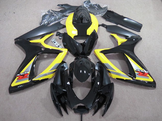 Suzuki GSXR 600 K6 06-07 Verkleidungen - Schwarz Gelb Fabrik Suzuki GSXR 600 K6 06-07 Verkleidungen - Schwarz Gelb Fabrik