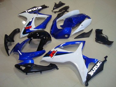Suzuki GSXR 750 K6 06-07 Verkleidungen - Blau Weiß Schwarz Fabrik