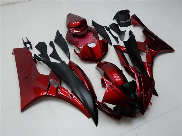Yamaha R6 06-07 Verkleidung - Rot Schwarz Fabrik Yamaha R6 06-07 Verkleidung - Rot Schwarz Fabrik