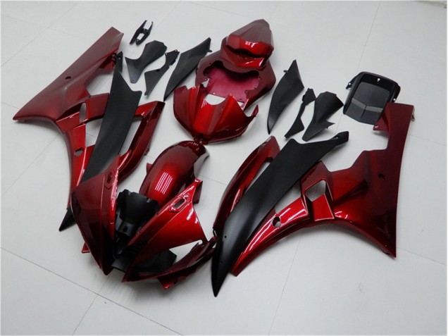 Yamaha R6 06-07 Verkleidung - Rot Schwarz Fabrik Yamaha R6 06-07 Verkleidung - Rot Schwarz Fabrik