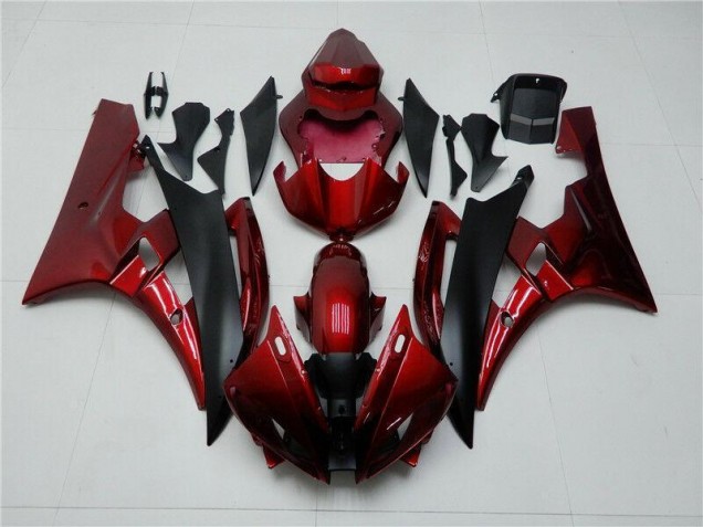 Yamaha R6 06-07 Verkleidung - Rot Schwarz Fabrik Yamaha R6 06-07 Verkleidung - Rot Schwarz Fabrik