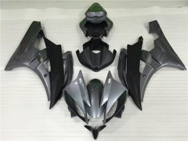 Yamaha R6 06-07 Verkleidung - Grau Schwarz Fabrik