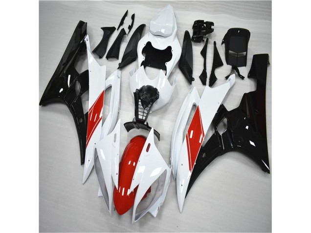 Yamaha R6 06-07 Verkleidungen - Rot Weiß Schwarz Fabrik Yamaha R6 06-07 Verkleidungen - Rot Weiß Schwarz Fabrik