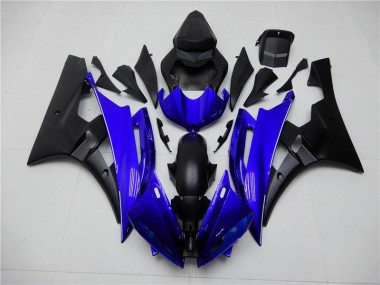 Yamaha R6 06-07 Verkleidungen Komplett Sets - Blau Schwarz Fabrik