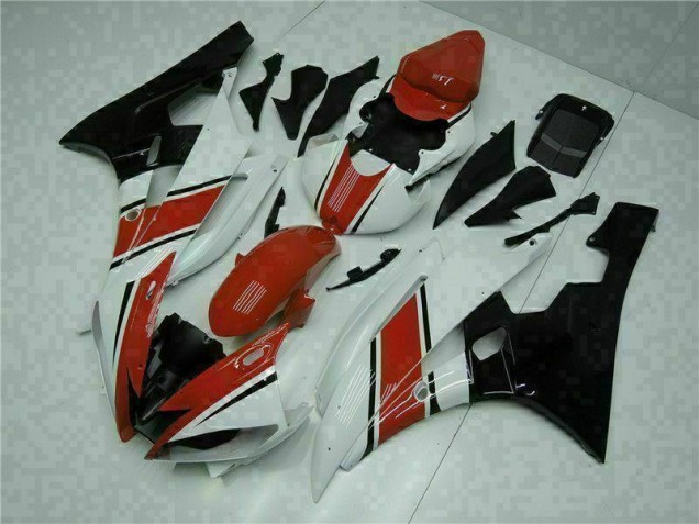 Yamaha R6 06-07 Vollverkleidung - Rot Weiß Fabrik Yamaha R6 06-07 Vollverkleidung - Rot Weiß Fabrik