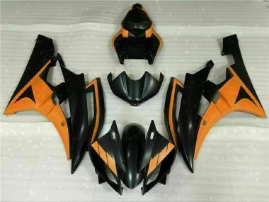 Yamaha R6 06-07 Verkleidungen - Schwarz Orange Fabrik